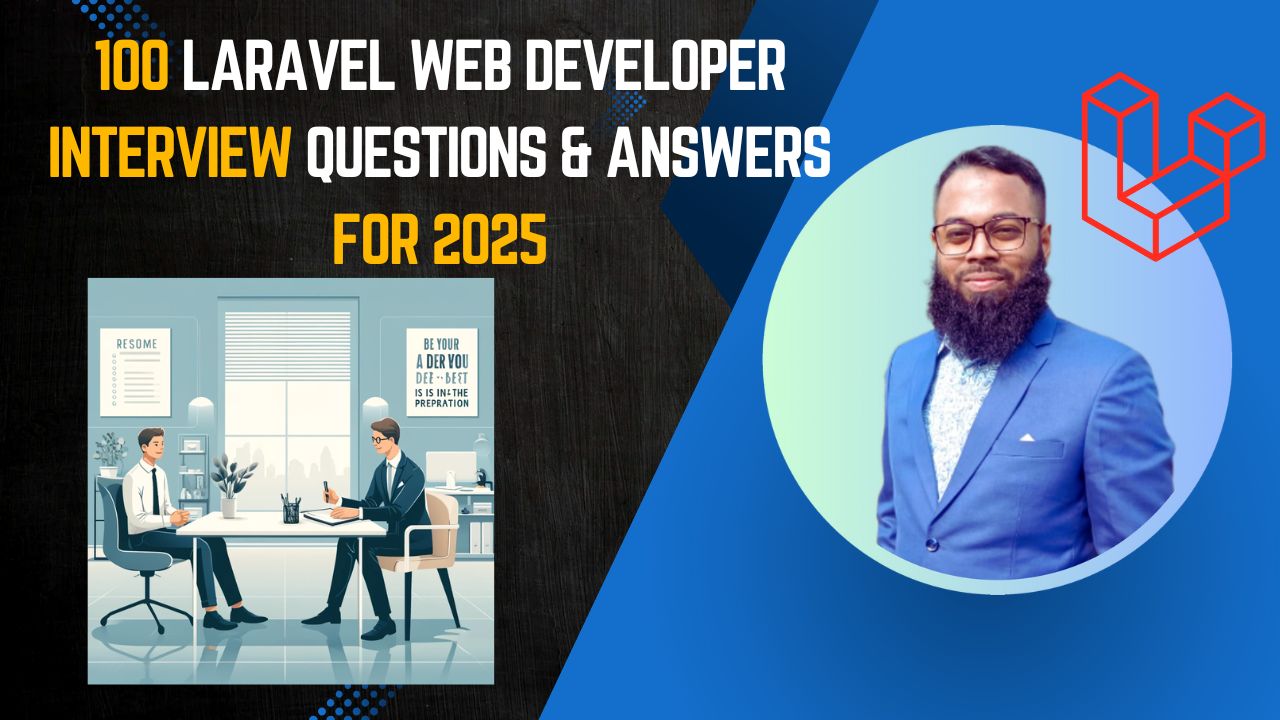 100 Laravel Web Developer Interview Questions & Answers for 2025